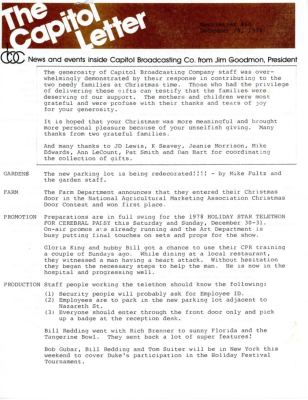 Capitol Letter December 28 1978