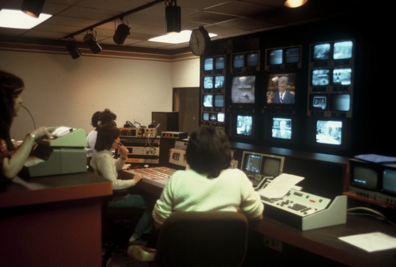 WRAL Control Room 1982