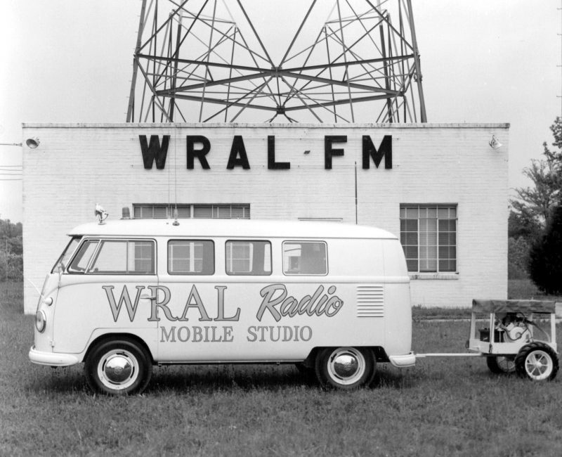 WRAL-FM remote van