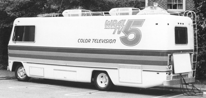 WRAL-TV Color remote truck