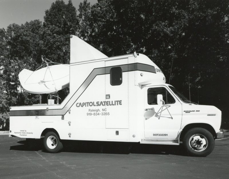 Capitol Satellite uplink truck
