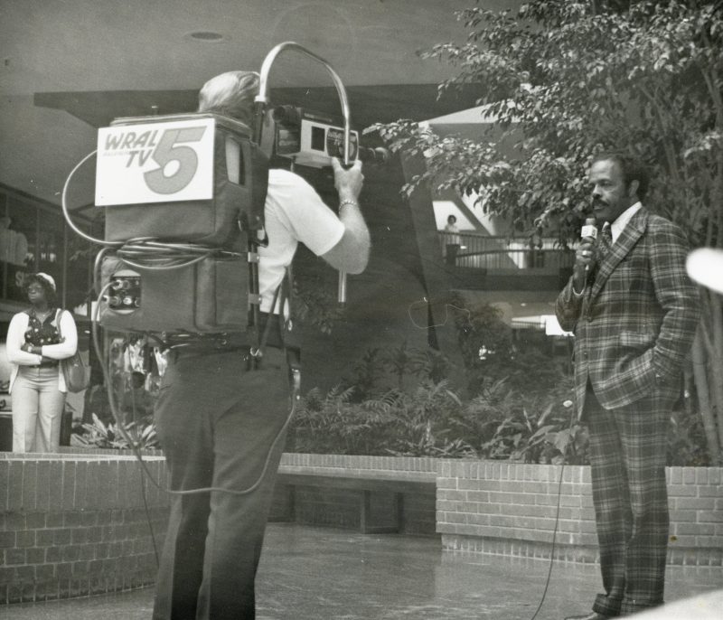 Early videotaped report for WRAL-TV News