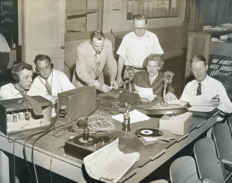 Early WRAL radio production