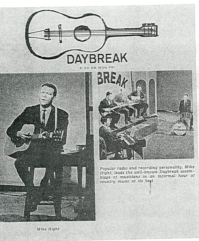 Entertainer Mike Hight on the Daybreak Show