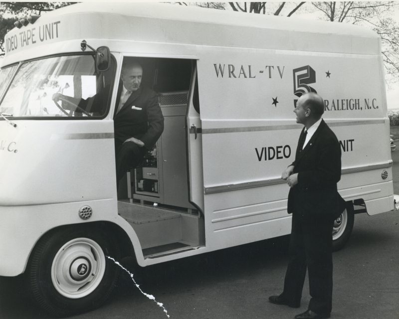 First WRAL videotape truck