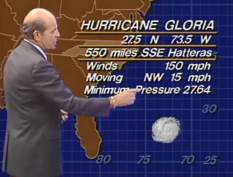 Hurricane Gloria coverage from Action News 5 | CBC History