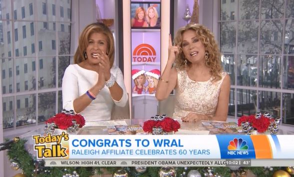 NBC TODAY Show hosts Hoda and Kathy Lee wish WRAL happy 60th | CBC History