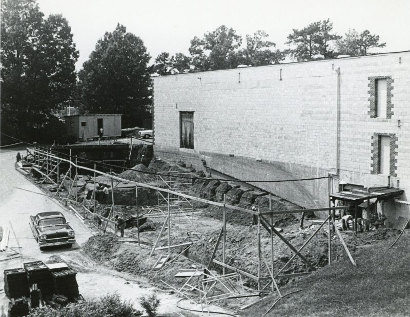 Opera auditorium excavation 1965