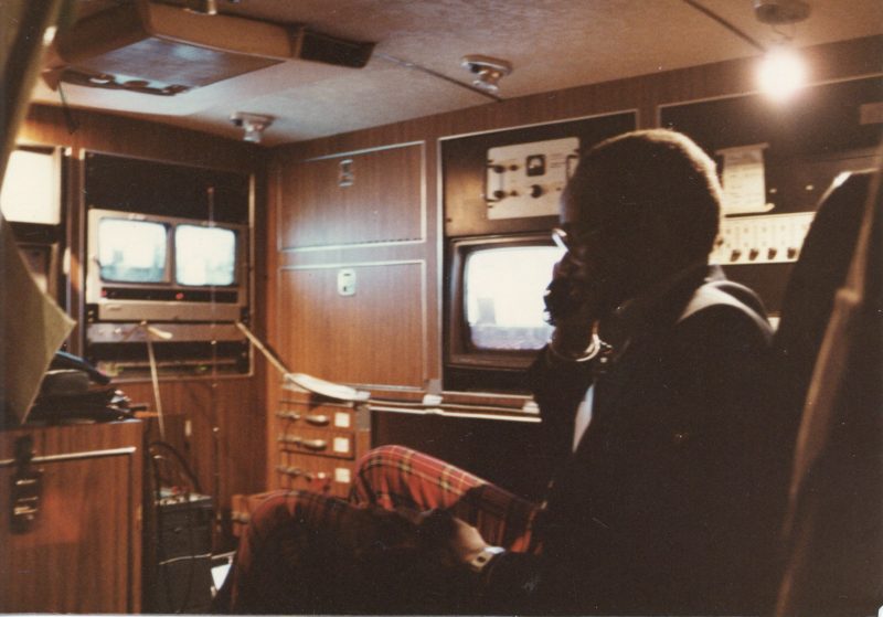 Production truck for election coverage