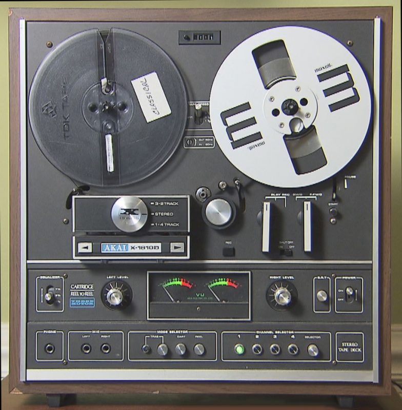 Tape recorder from days gone by