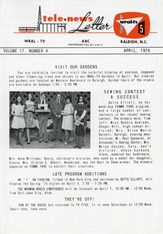 Tele news April 1974