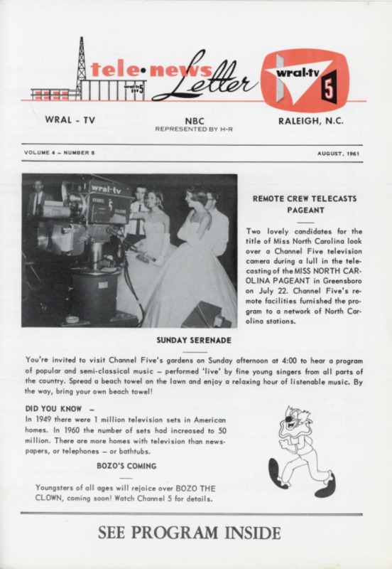 Tele news August 1961