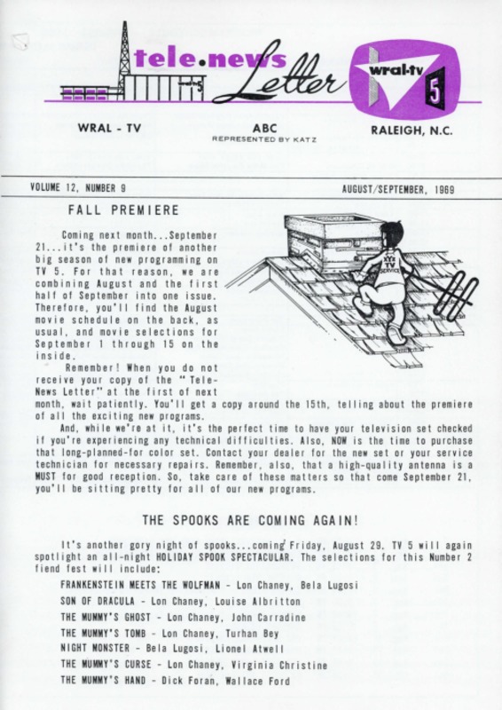 Tele news August-September 1969