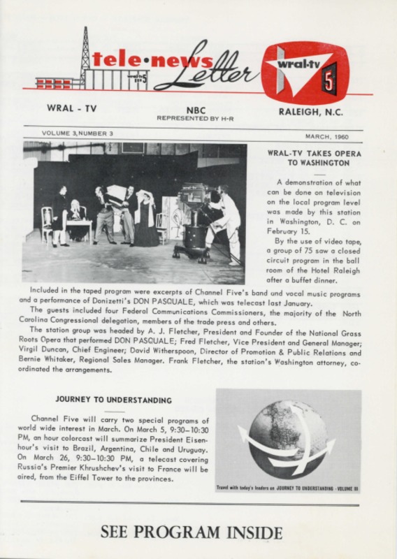 Tele news March 1960