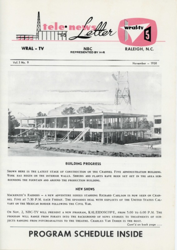 Tele news November 1958