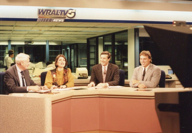 WRAL anchor team early 80s