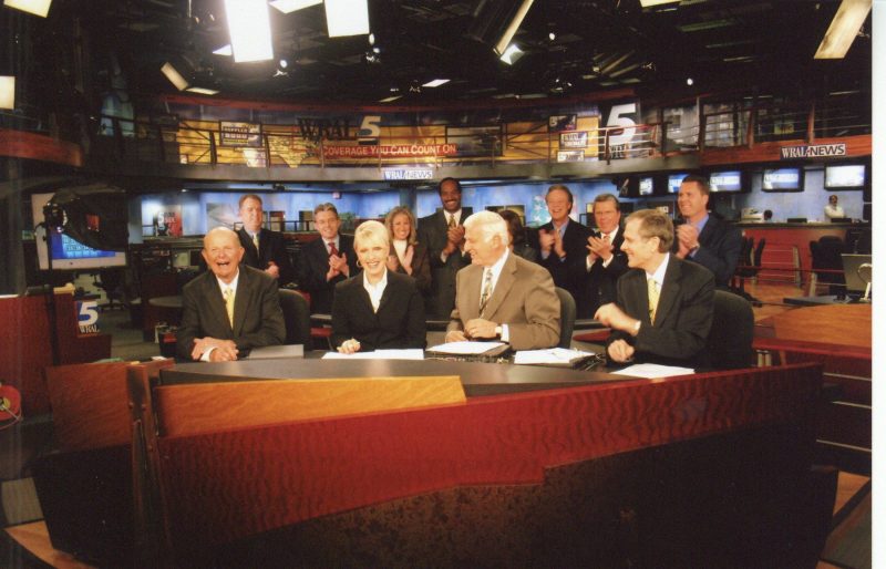 WRAL anchors old and new at 50th reuncion newscast