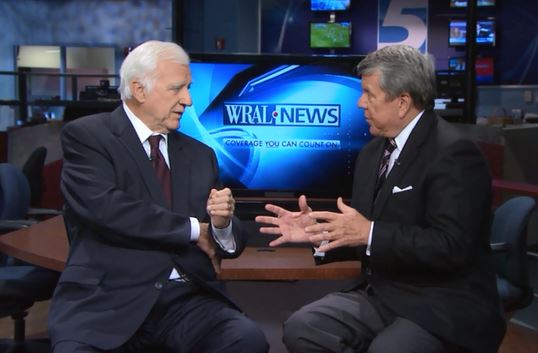 WRAL News Anchor David Crabtree Interviews Retired News Anchor Charlie ...