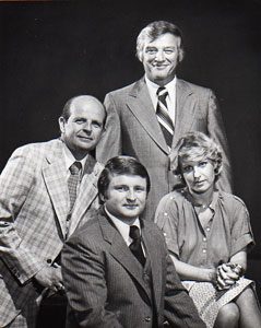 WRAL-TV anchor team in 80s