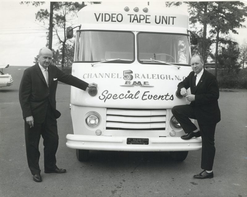 WRAL-TV videotape truck